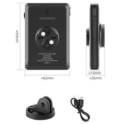 Rockbros JP008 - Fietslampje onder stuur - Met powerbank