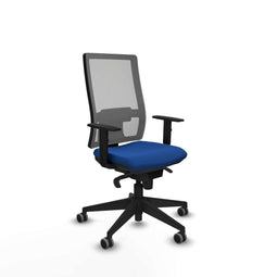 Piqueras y Crespo 1D066G0 - Bureaustoel - Verstelbare hoogte met armleuning - Blauw