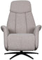 LABEL51 Oslo Fauteuil - Naturel - Stof - One Size - -