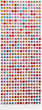 Creotime Stick-on strasstenen, d: 4-6 mm, kleuren assorti, 10 vellen