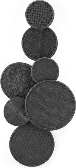 By Boo Wanddecoratie Round & round - black