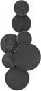 By Boo Wanddecoratie Round & round - black