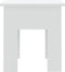 vidaXL - Salontafel - 40x40x42 - cm - bewerkt - hout - wit