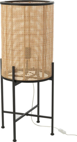 J-Line staande lamp Standing - hout - metaal - naturel