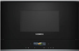Siemens BF722L1B1 - Inbouwmagnetron - 900W Inverter Technology - Zwart