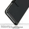 Selencia iPhone 11 - Echt Lederen Bookcase - 3 Pashouders - Zwart