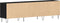 vidaXL - TV-meubel - Zwart - Eiken - 150x30x44,5 - cm - Bewerkt - Hout
