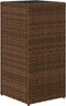vidaXL - Plantenbakken - 2 - st - 30x30x60 - cm - poly - rattan - bruin