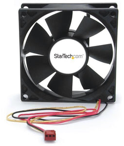 Startech.com - Ventilator 80mm - 3 Pins TX3 Connector - Zwart