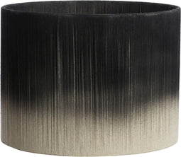 Light & Living Kap cilinder 40-40-30 cm TOSSA zwart-crème