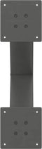 vidaXL - Eettafelpoten - 2 - st - X-vormig - 50x(72-73) - cm - staal - antraciet