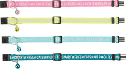 Trixie Halsbandje Reflecterend Katten-/Pootmotief - Kattenhalsband - Assorti