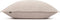 Zohome Kussensloop Lino - Kussenhoes van 50x50 cm - 1 stuk - 100% Katoen - Beige