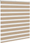 vidaXL Zebra - Rolgordijn - 125x100 cm - 100% polyester - zandbruin
