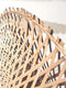 GOOD&MOJO Wandlamp Kalimantan - Bamboe/Zwart - Ø60cm - Binnen Modern