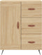 vidaXL - Dressoir - 69,5x34x90 - cm - bewerkt - hout - sonoma - eikenkleurig