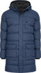 Cappuccino Italia Hooded Winter Jacket - Heren Jas met Capuchon - Polyester - Blauw - Maat XXL