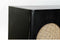 Dientafel DKD Home Decor Zwart Natuurlijk Rotan Mangohout (150 x 40 x 65 cm)