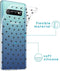 iMoshion Hoesje Geschikt voor Samsung Galaxy S10 Hoesje Siliconen - iMoshion Design hoesje - Transparant / Zwart / Hearts All Over Black