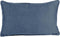 Sierkussen decoratie kussen Kalare 30 x 50 cm donkerblauw