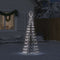 vidaXL - LED-kerstboom - 200 - LEDs - koud - wit - 182 - cm