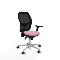 Piqueras y Crespo Jorquera - Bureaustoel - Hoogteverstelbaar met armleuning - Roze