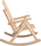 vidaXL - Tuinschommelstoel - 69x96x101 - cm - massief - vurenhout