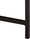 vidaXL - Salontafel - 54x54x35 - cm - massief - mangohout - en - ijzer