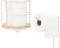 Toiletrolhouder Roze Metaal Bamboe 16,5 x 63,5 x 16,5 cm (4 Stuks)