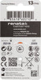Renata Knoopcel ZA13 1.4 V 6 stuk(s) 305 mAh Zink-lucht Hearing Aid PR48
