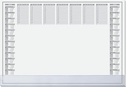 Sigel bureauonderlegger - 59,5x41cm - Protect- 40 vel - kalender 2024/2025 - met beschermrand - SI-HO366