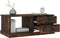 vidaXL - Salontafel - 90x50x35 - cm - bewerkt - hout - gerookt - eikenkleurig