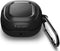Spigen Rugged Armor Case - Schokbestendig siliconen - Geschikt voor Samsung Galaxy Buds Live (2020) / Buds Pro / Buds Pro 2 - Zwart