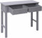 vidaXL - Wandtafel - 90x30x77 - cm - hout - grijs