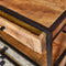 Sidetable mangohout - Sidetable Sanne - Sidetable industrieel 120 cm