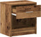 vidaXL - Nachtkastjes - 2 - st - met - lade - 39x28x41 - cm - oud - houtkleurig