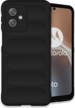 imoshion Hoesje - Geschikt voor Motorola Moto G54 - EasyGrip Backcover - Zwart