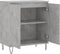 vidaXL - Dressoir - 60x35x70 - cm - bewerkt - hout - betongrijs