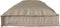 vidaXL - Ligbedkussens - voor - Bank - 2 - stuks - Taupe - 150x40x8 - cm - Oxford - Stof