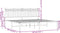 vidaXL - Bedframe - met - hoofdbord - metaal - wit - 180x200 - cm