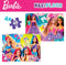 Set van 4 Puzzels Barbie MaxiFloor 192 Onderdelen 35 x 1,5 x 25 cm