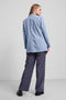 PIECES PCBOSSY LS LOOSE BLAZER - Dames Blazer - Gespreide kraag - Kentucky Blue