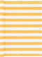 vidaXL - Balkonscherm - 75x500 - cm - oxford - stof - wit - en - geel