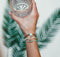 Scmyk BG-262 - Armband - Schaakbordpatroon - Goudkleurig