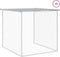 vidaXL - Kippenhok - met - dak - 603x98x90 - cm - gegalvaniseerd - staal - lichtgrijs