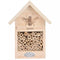 Bijenhuis 16,9 X 22,9 Cm Hout/bamboe Naturel - bijen - insecten - Esschert Design