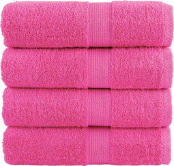 vidaXL - Gastendoekjes - SOLUND - 4 - st - 600 - g/m² - 30x30 - cm - roze