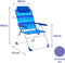 Vouwbare Stoel Marbueno Blauw 67 x 99 x 66 cm