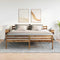 vidaXL - Nachtkastjes - 2 - st - met - lade - 20x36x60 - cm - oud - houtkleurig