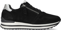 Gabor 76.528.67 - Lage sneakers - Suède - Chunky zool - Zwart - Maat 40